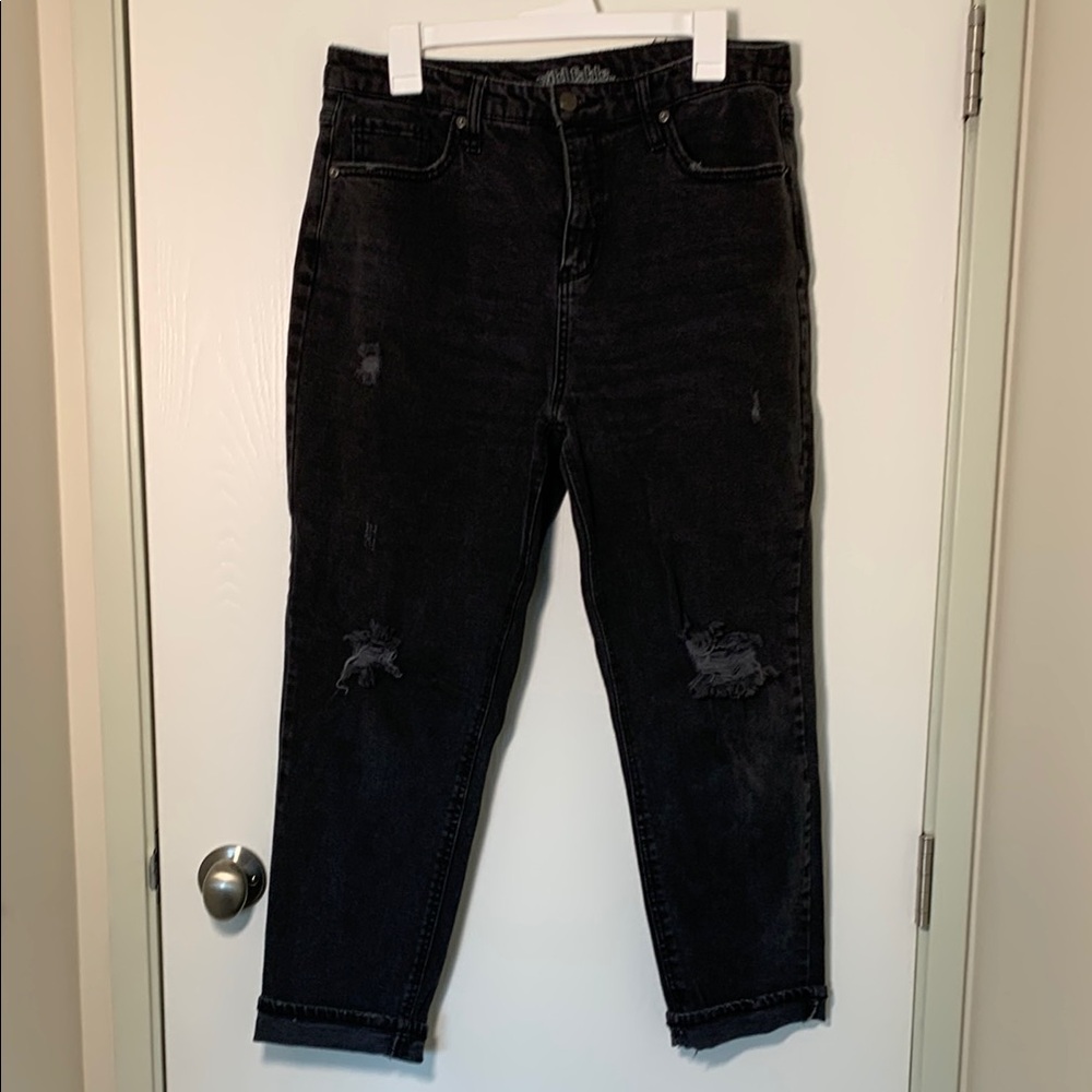 Wild Fable Black Denim Mom Jeans